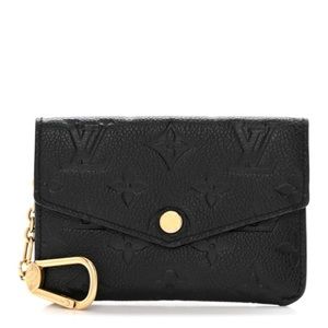 AUTHENTIC LOUIS VUITTON Empreinte Black Key Pouch Keychain